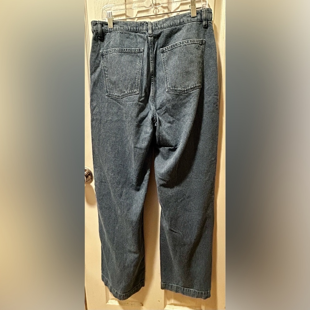 New Zoie Blue Wide-Leg Distressed Jeans size 29 - Picture 7 of 13